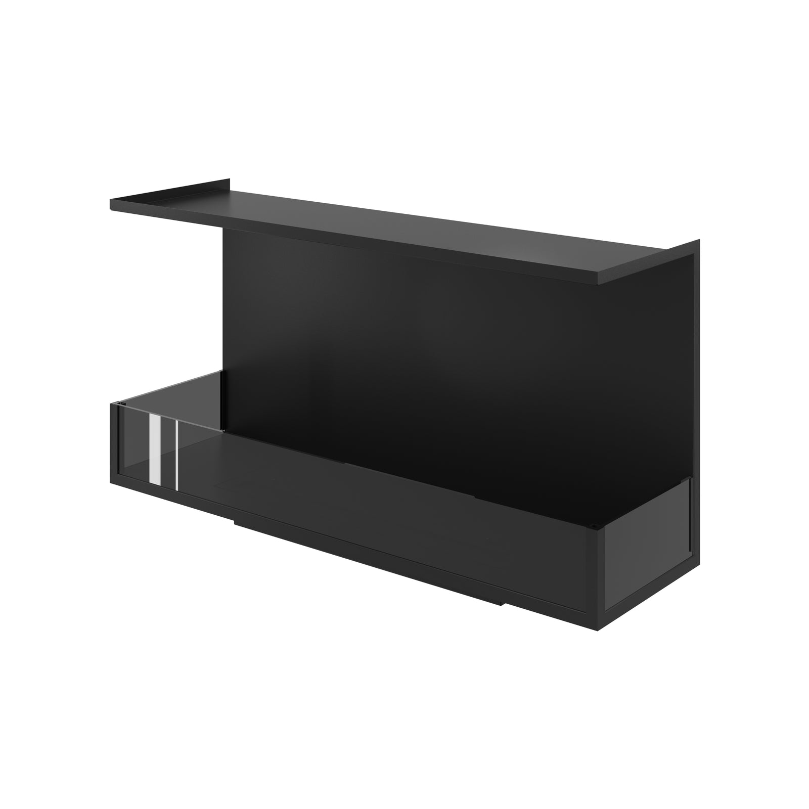 Made Three-sided built-in fireplace 100 cm