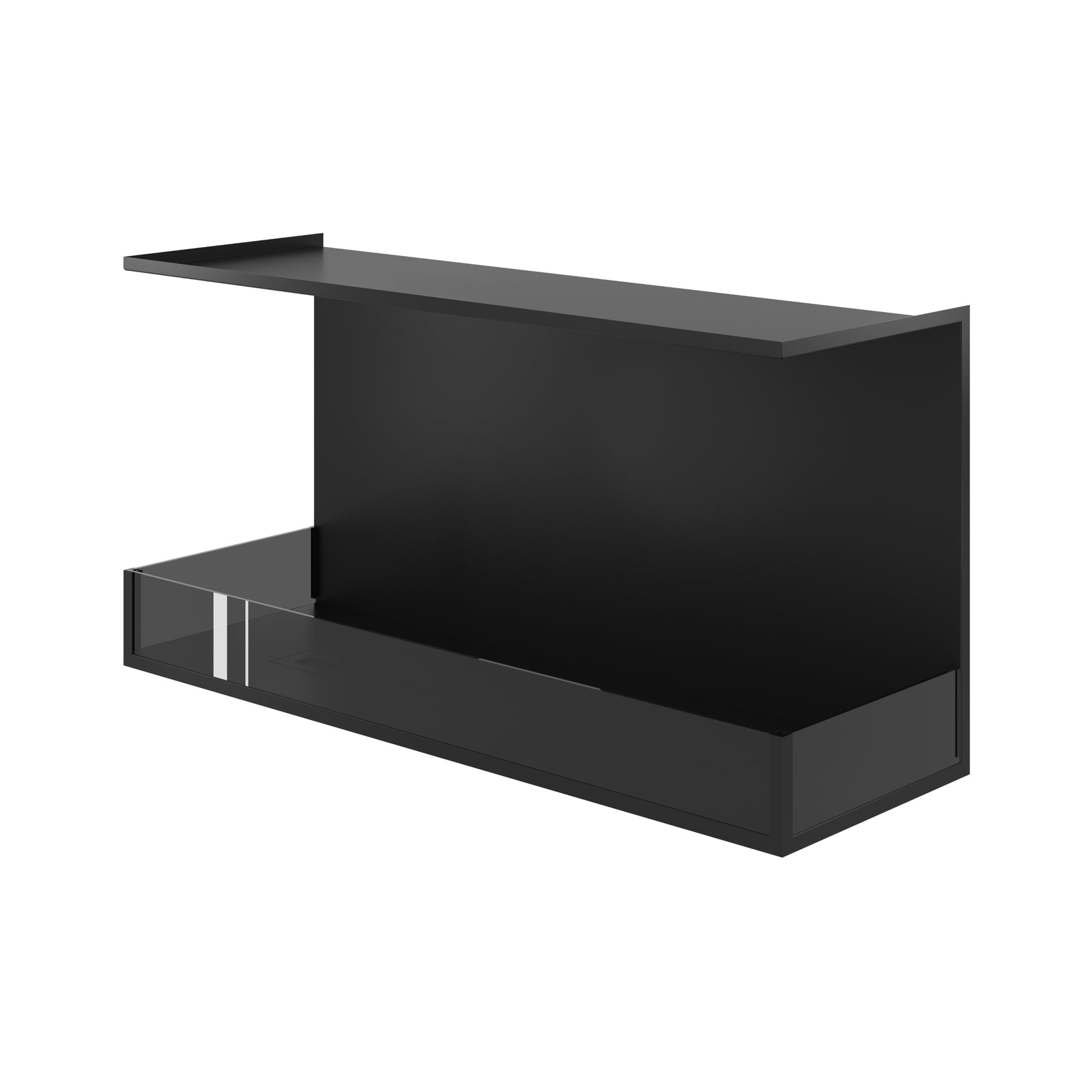 Made Three-sided built-in fireplace 110 cm