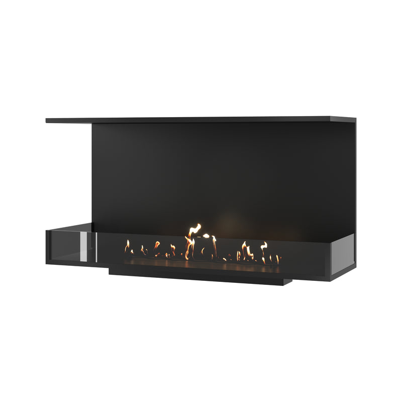 Made Three-sided built-in fireplace 120 cm
