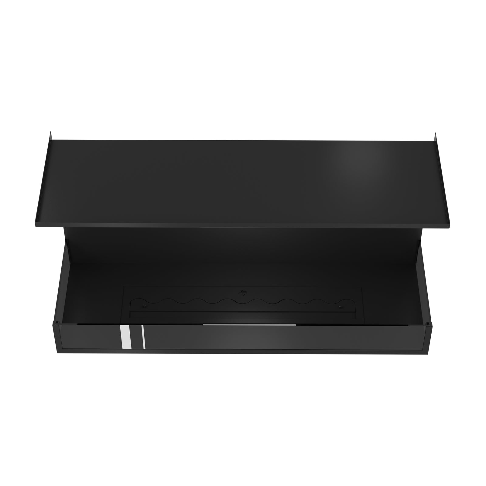 Made Three-sided built-in fireplace 120 cm