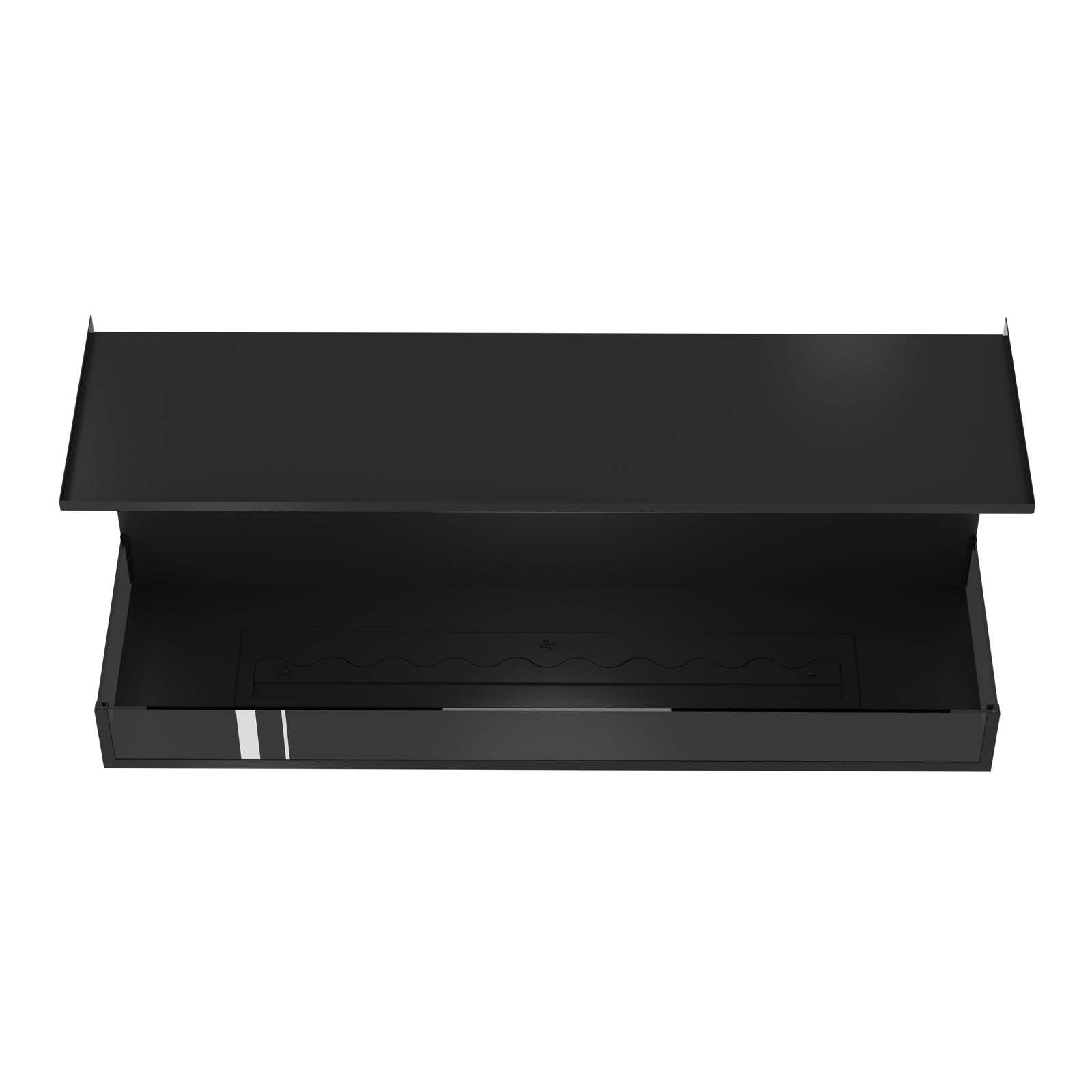 Made Three-sided built-in fireplace 130 cm