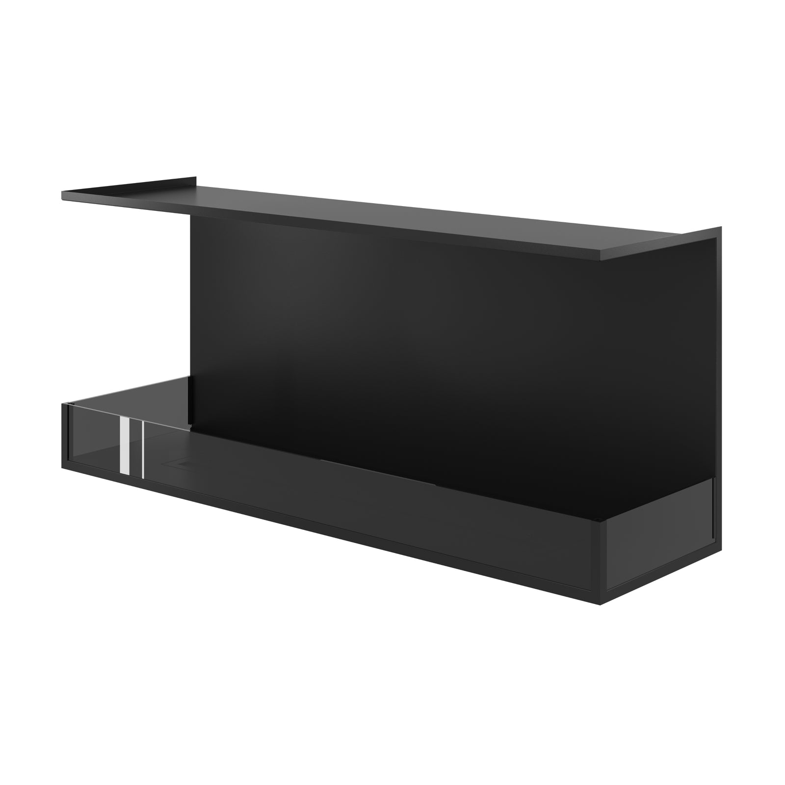 Made Three-sided built-in fireplace 130 cm