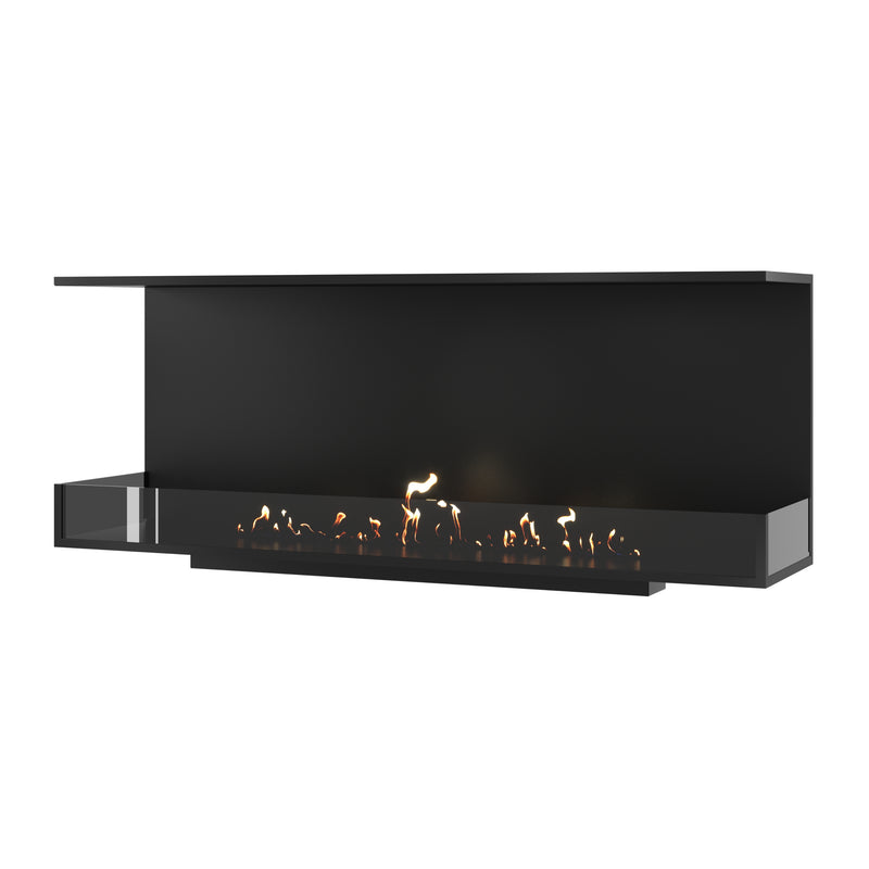 Made Three-sided built-in fireplace 150 cm