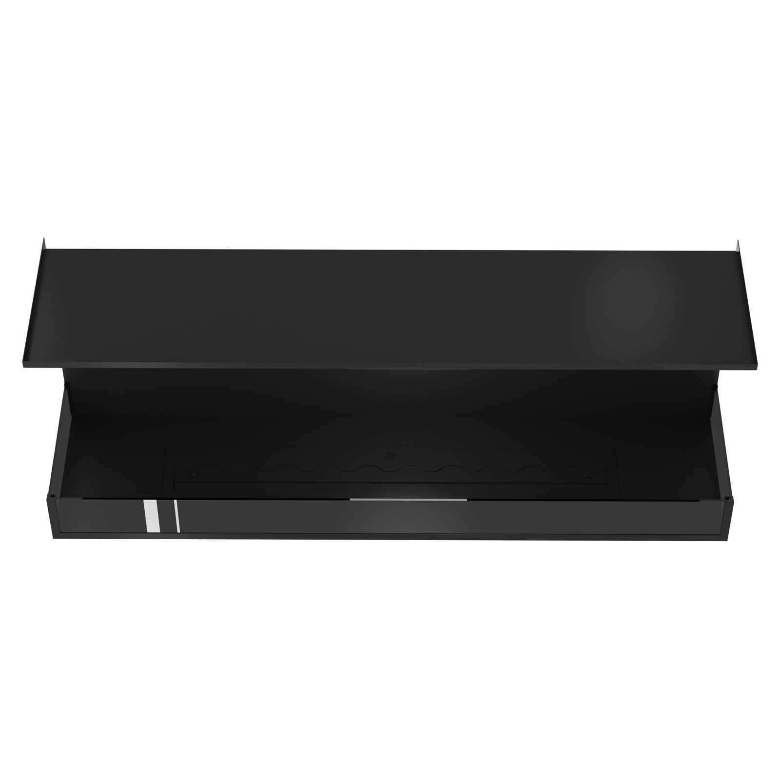 Made Three-sided built-in fireplace 160 cm