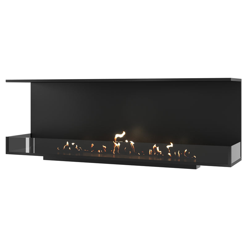 Made Three-sided built-in fireplace 180 cm