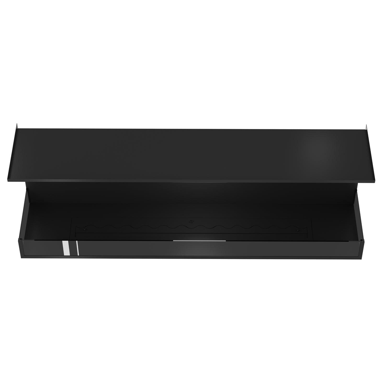Made Three-sided built-in fireplace 200 cm