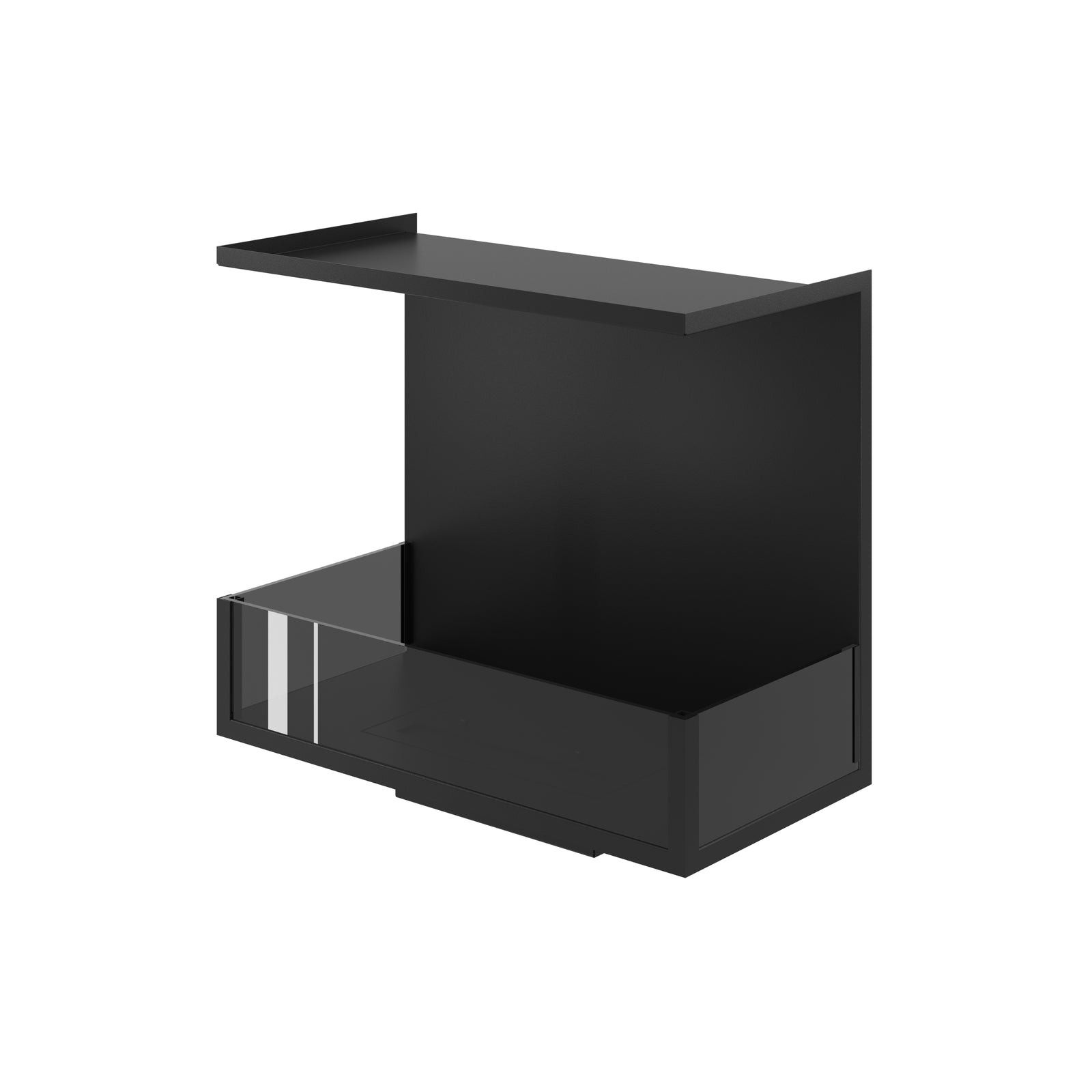 Made Three-sided built-in fireplace 70 cm