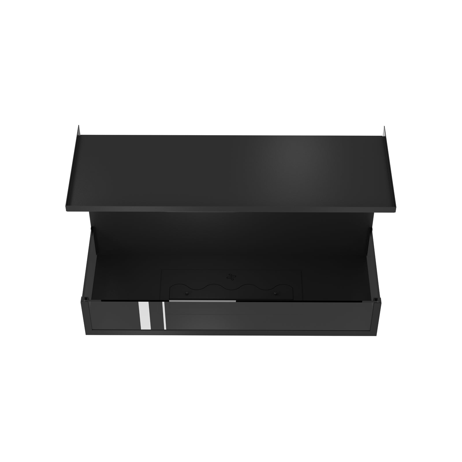 Made Three-sided built-in fireplace 80 cm