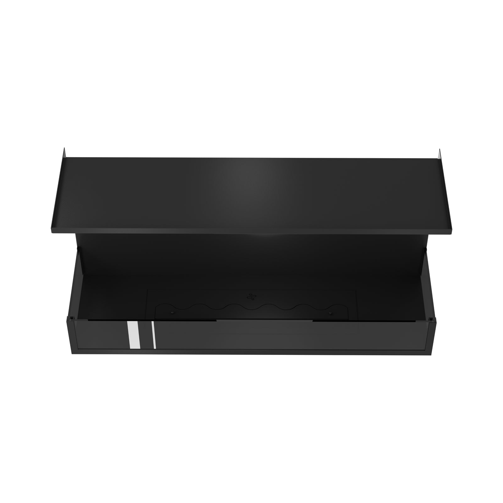 Made Three-sided built-in fireplace 90 cm