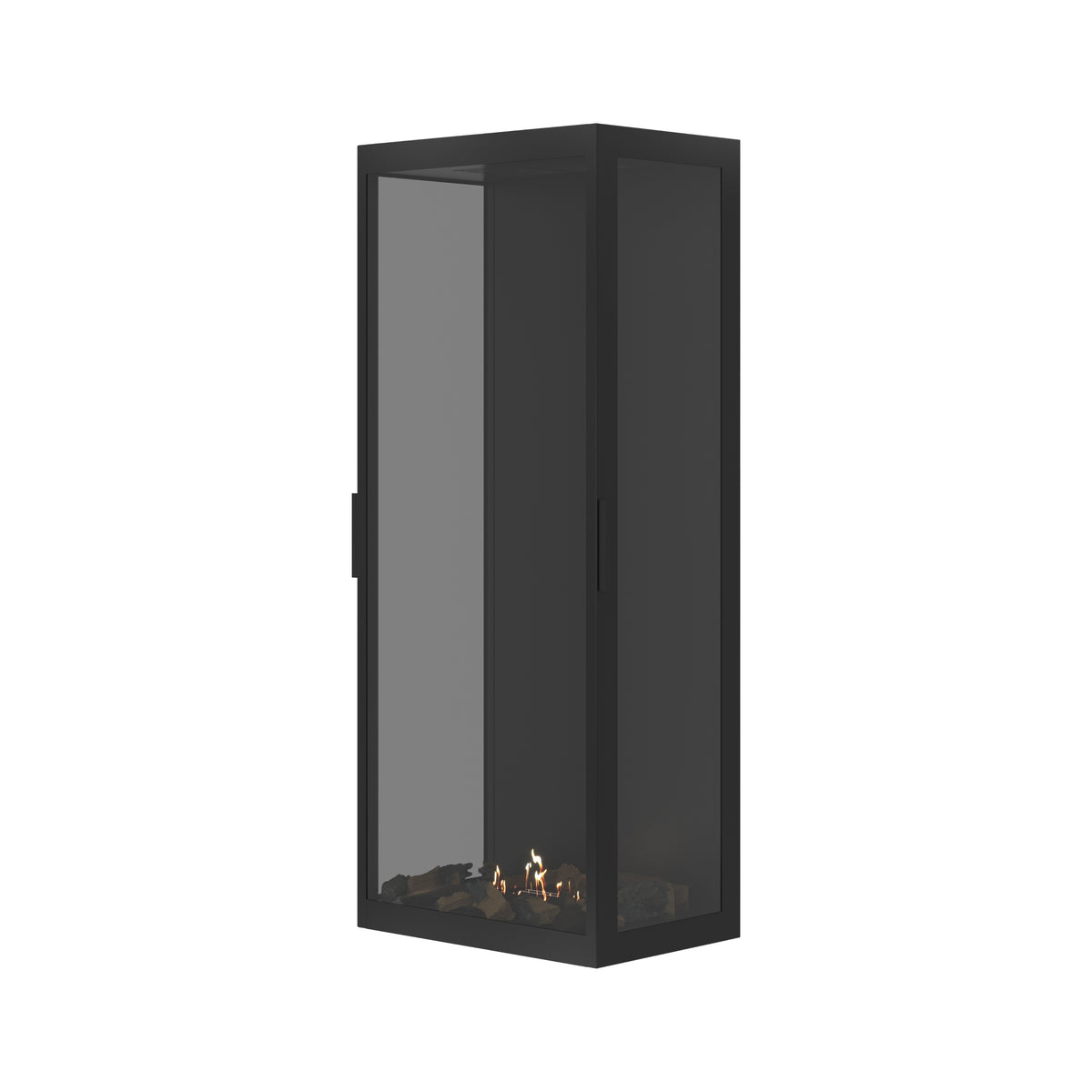Made Three-Sided Vertical Room Divider Full Glass 60 x 140 cm