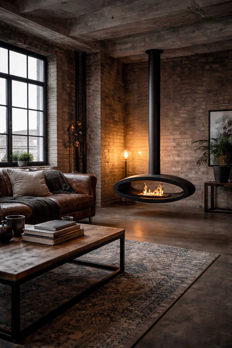 Image of Malema Bio Ethanol Ceiling Fireplace 112 cm