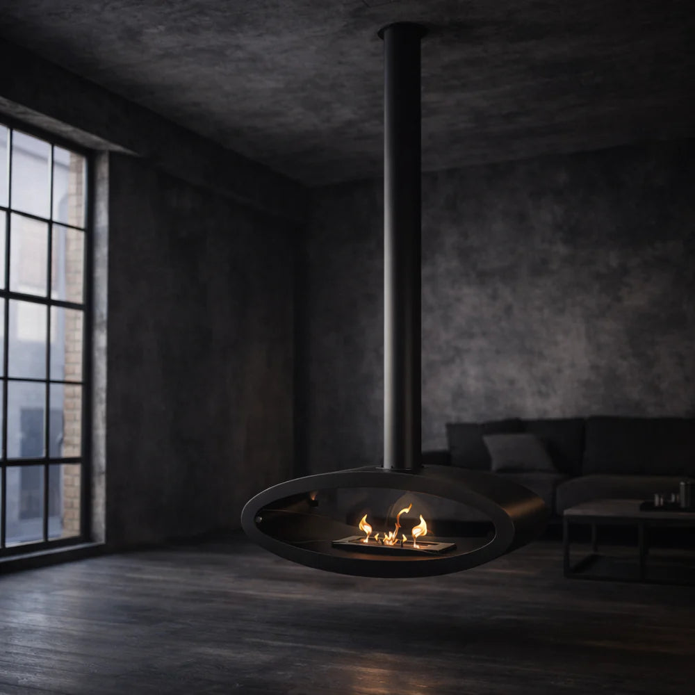 Image of Malema Bio Ethanol Ceiling Fireplace 112 cm