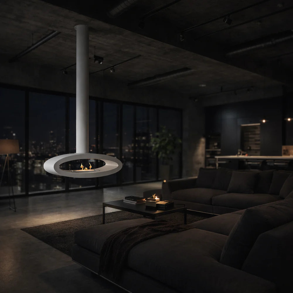Malema Bio Ethanol Ceiling Fireplace 112 cm