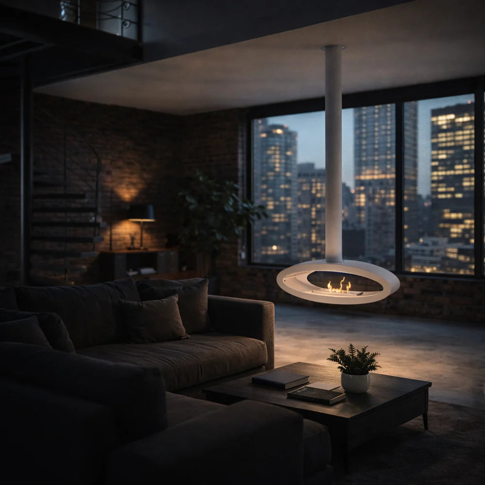 Image of Malema Bio Ethanol Ceiling Fireplace 112 cm
