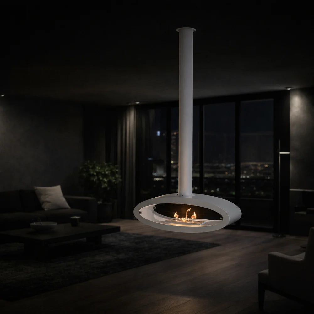 Malema Bio Ethanol Ceiling Fireplace 112 cm