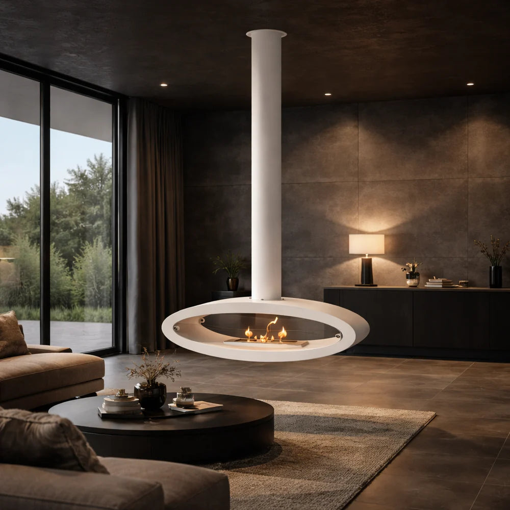 Malema Bio Ethanol Ceiling Fireplace 112 cm