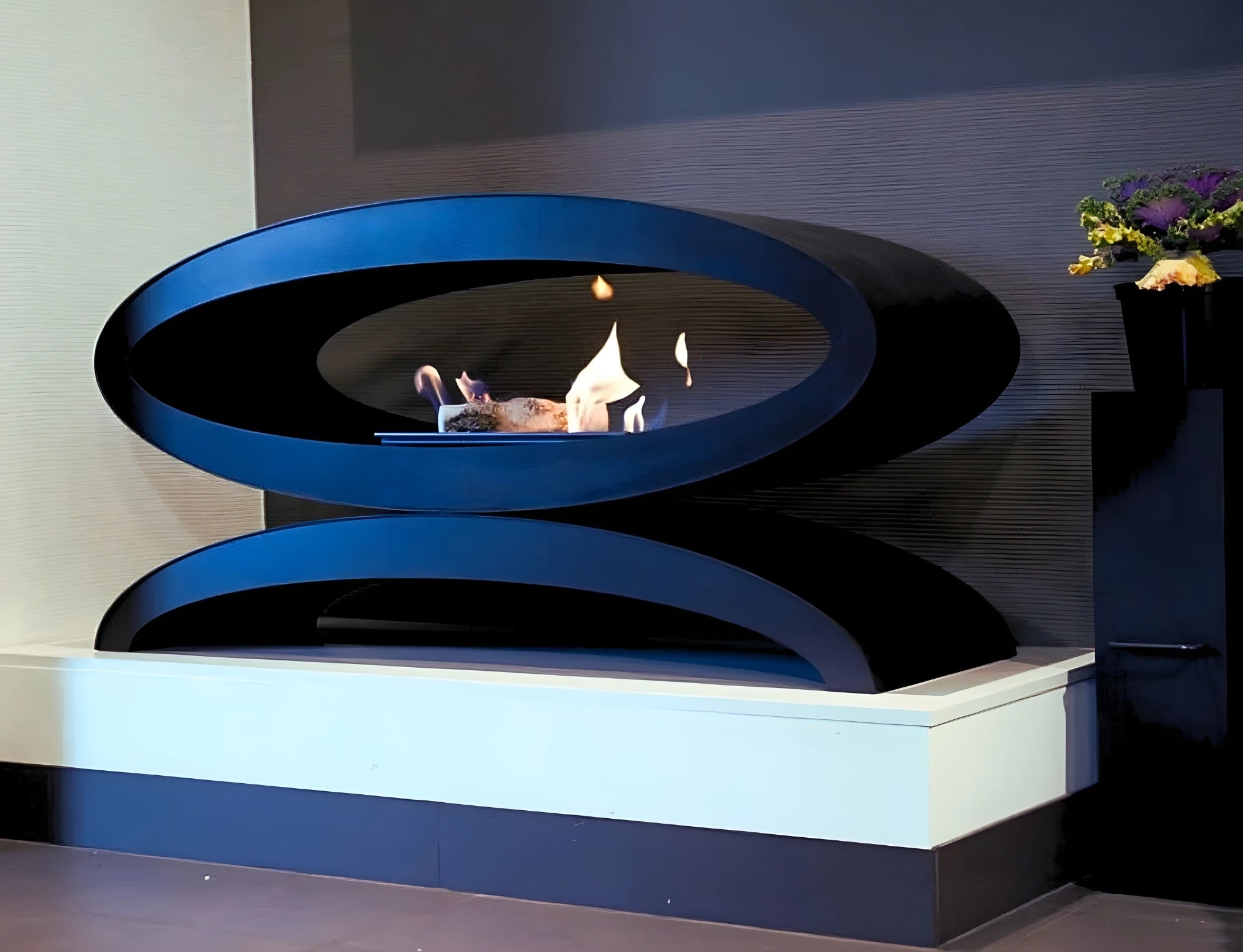 Meru Freestanding Fireplace 110 cm