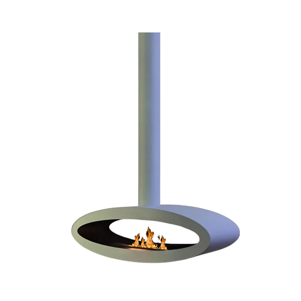 Meru Tube Bio Ethanol Ceiling Fireplace 112 cm