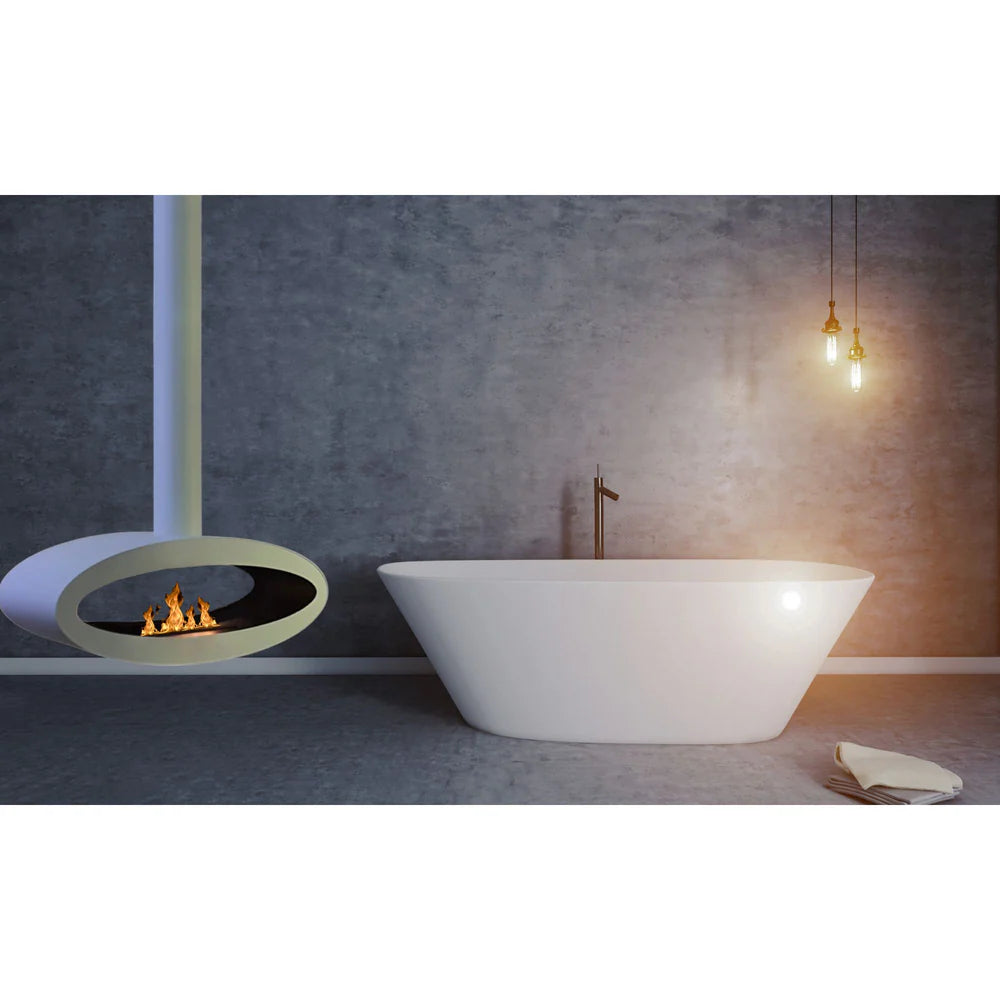 Meru Tube Bio Ethanol Ceiling Fireplace 80 cm