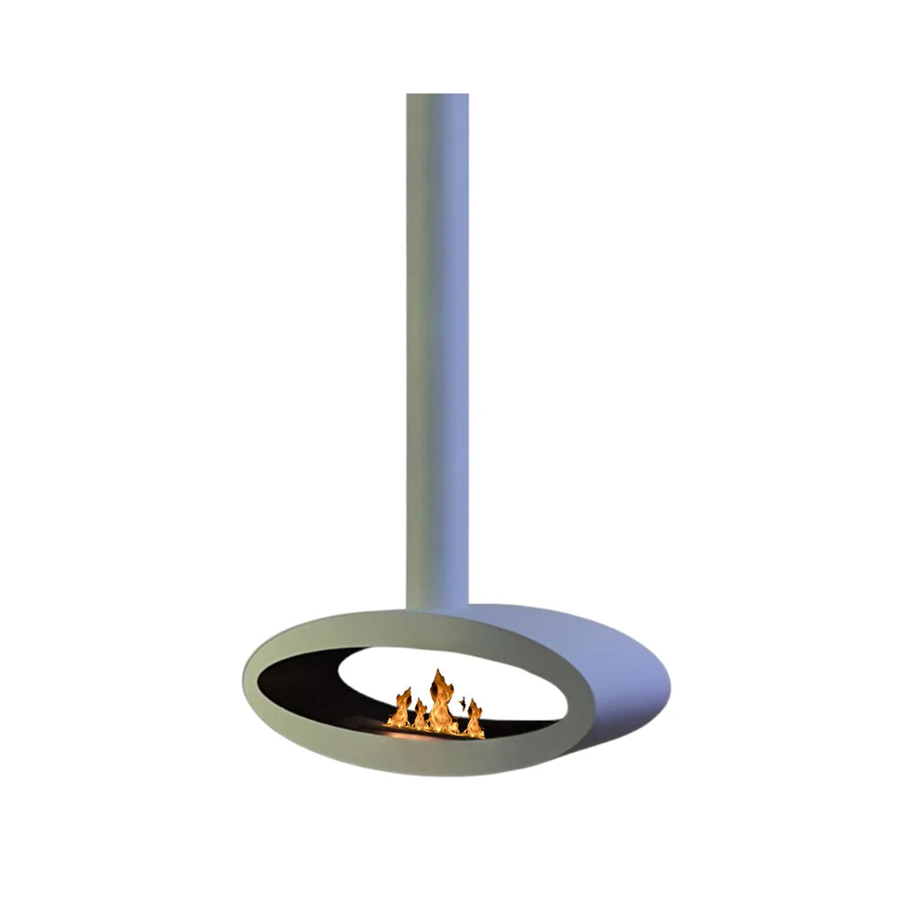 Meru Tube Bio Ethanol Ceiling Fireplace 80 cm