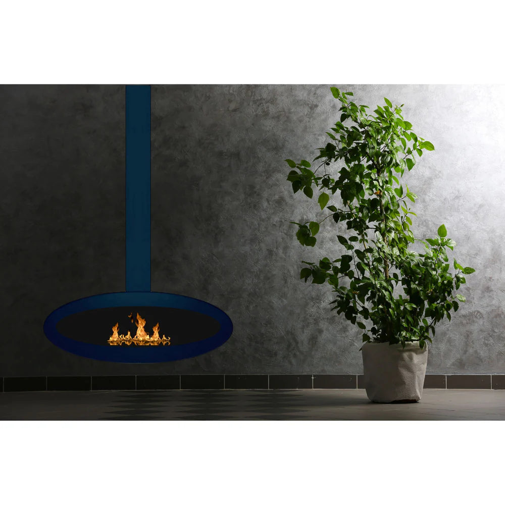 Meru Tube Bio Ethanol Ceiling Fireplace 112 cm