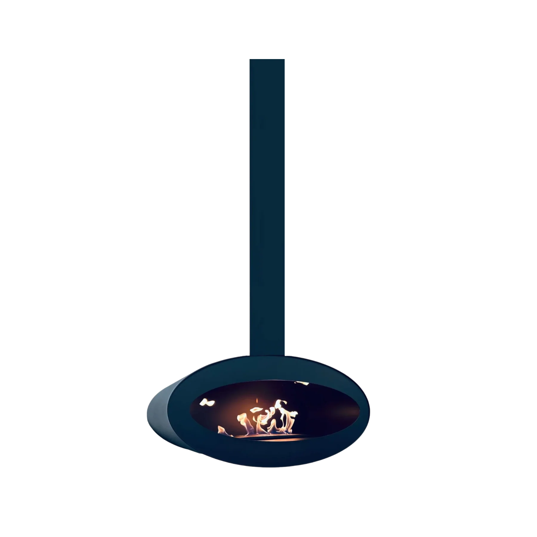 Meru Tube Bio Ethanol Ceiling Fireplace 80 cm