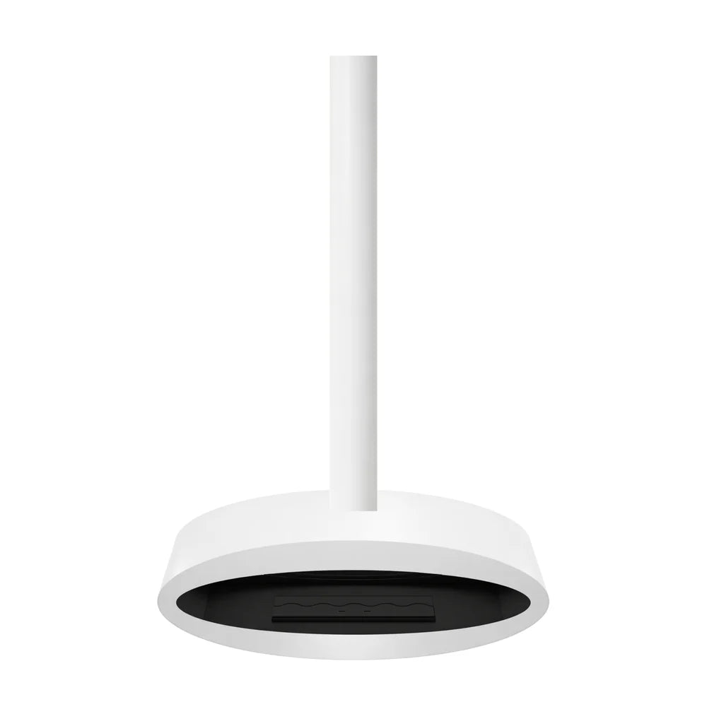Ova Tube Close White Ceiling Fireplace 120 cm