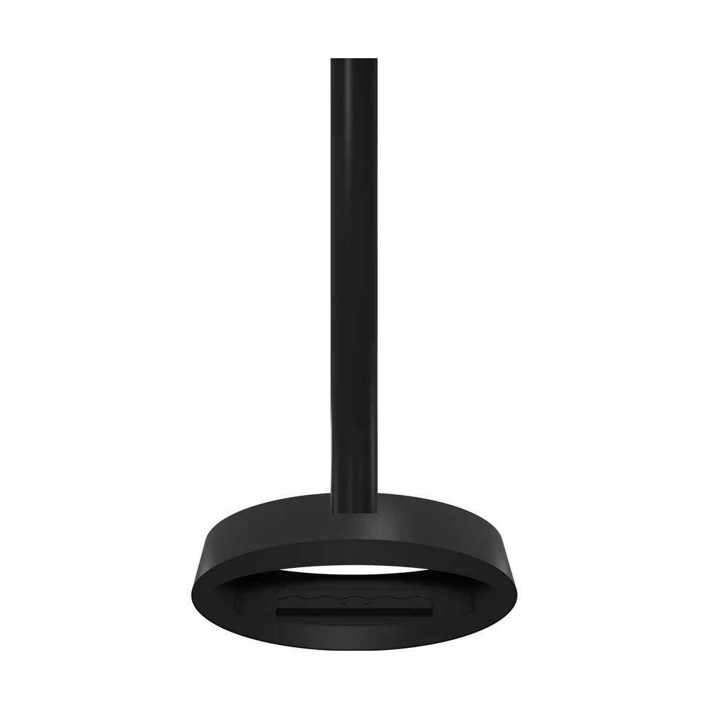 Image of Ova Tube Black See-through Ceiling Fireplace 100 cm