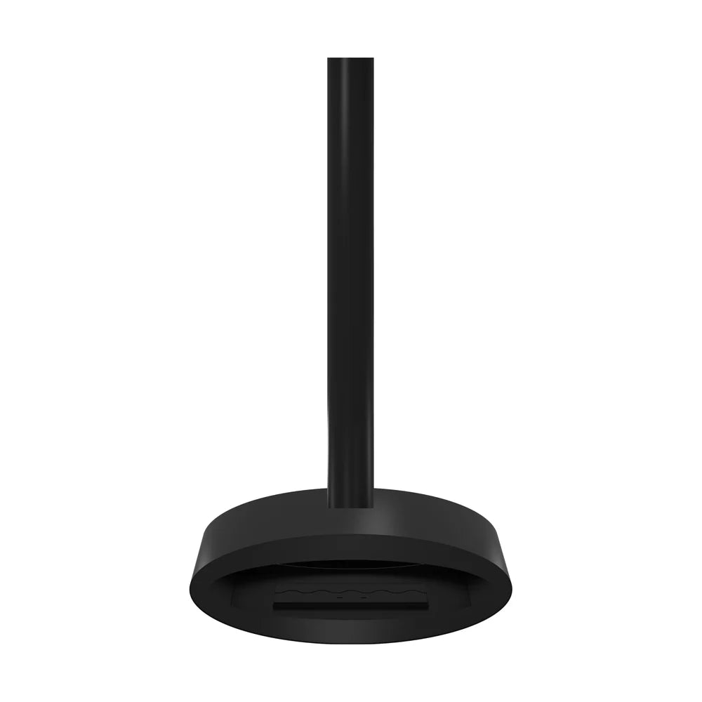 Image of Ova Tube Close Black Ceiling Fireplace 100 cm