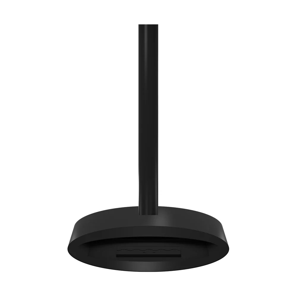 Ova Tube Close Black Ceiling Fireplace 120 cm