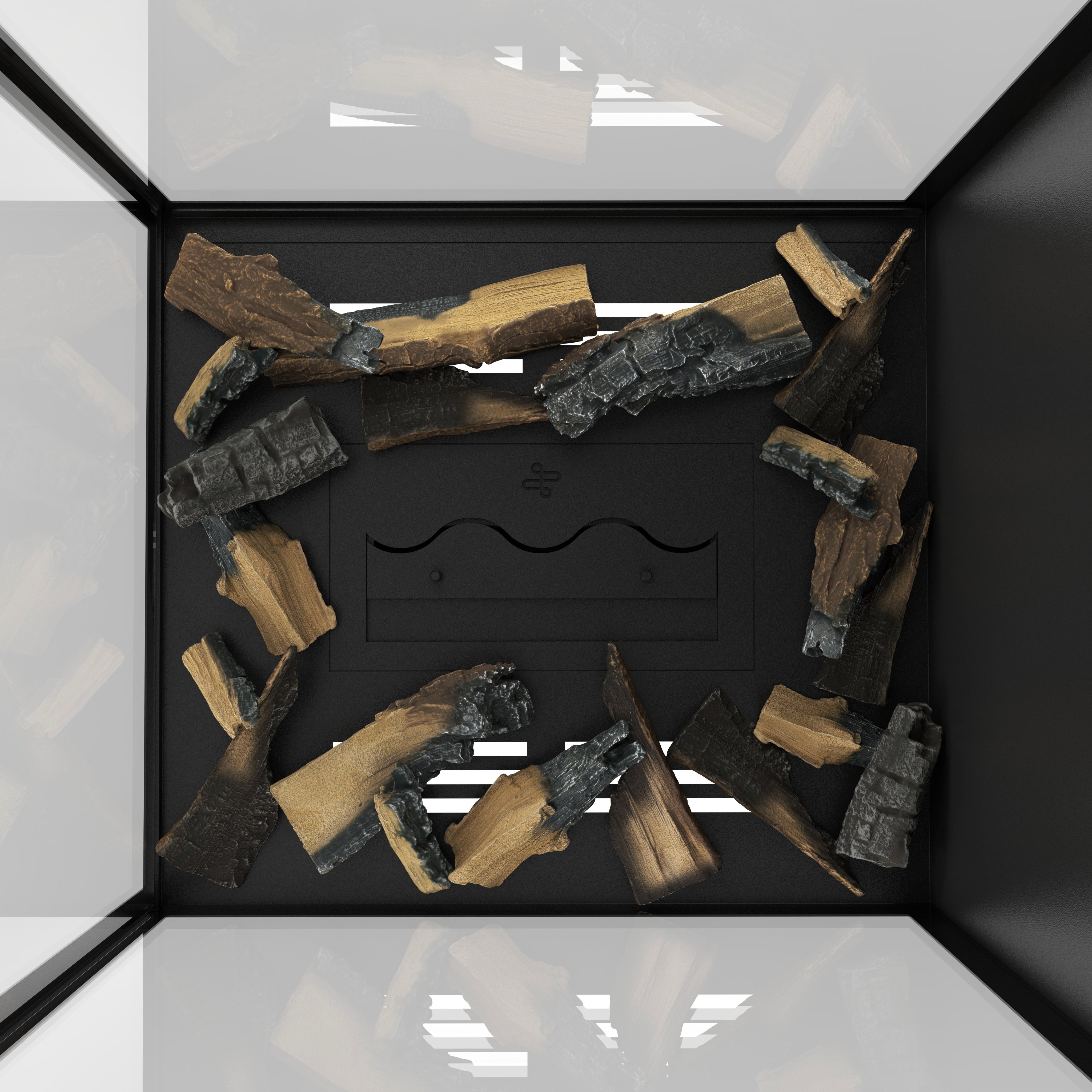 Image of Saint Roomdivider with Full Glass 50 x 160 cm