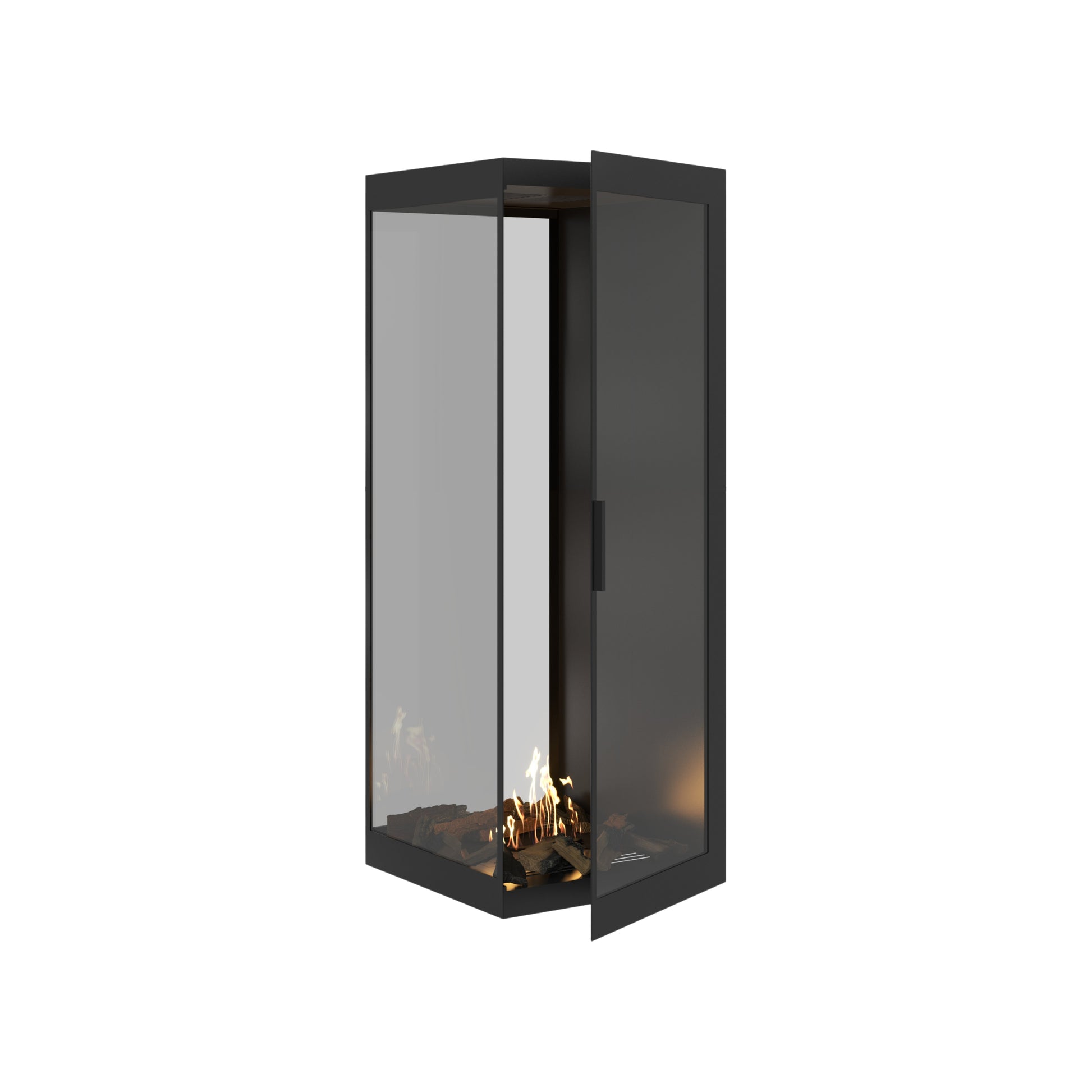 Saint Roomdivider with Full Glass 50 x 120 cm