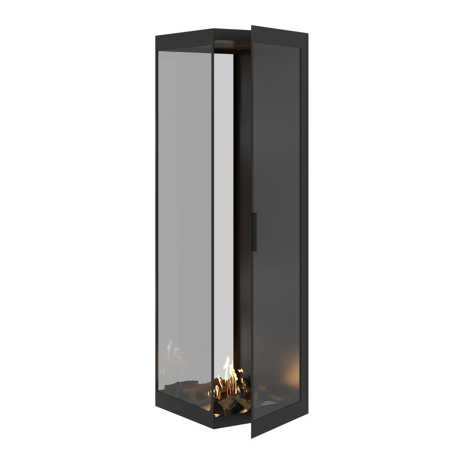 Saint Roomdivider with Full Glass 50 x 180 cm