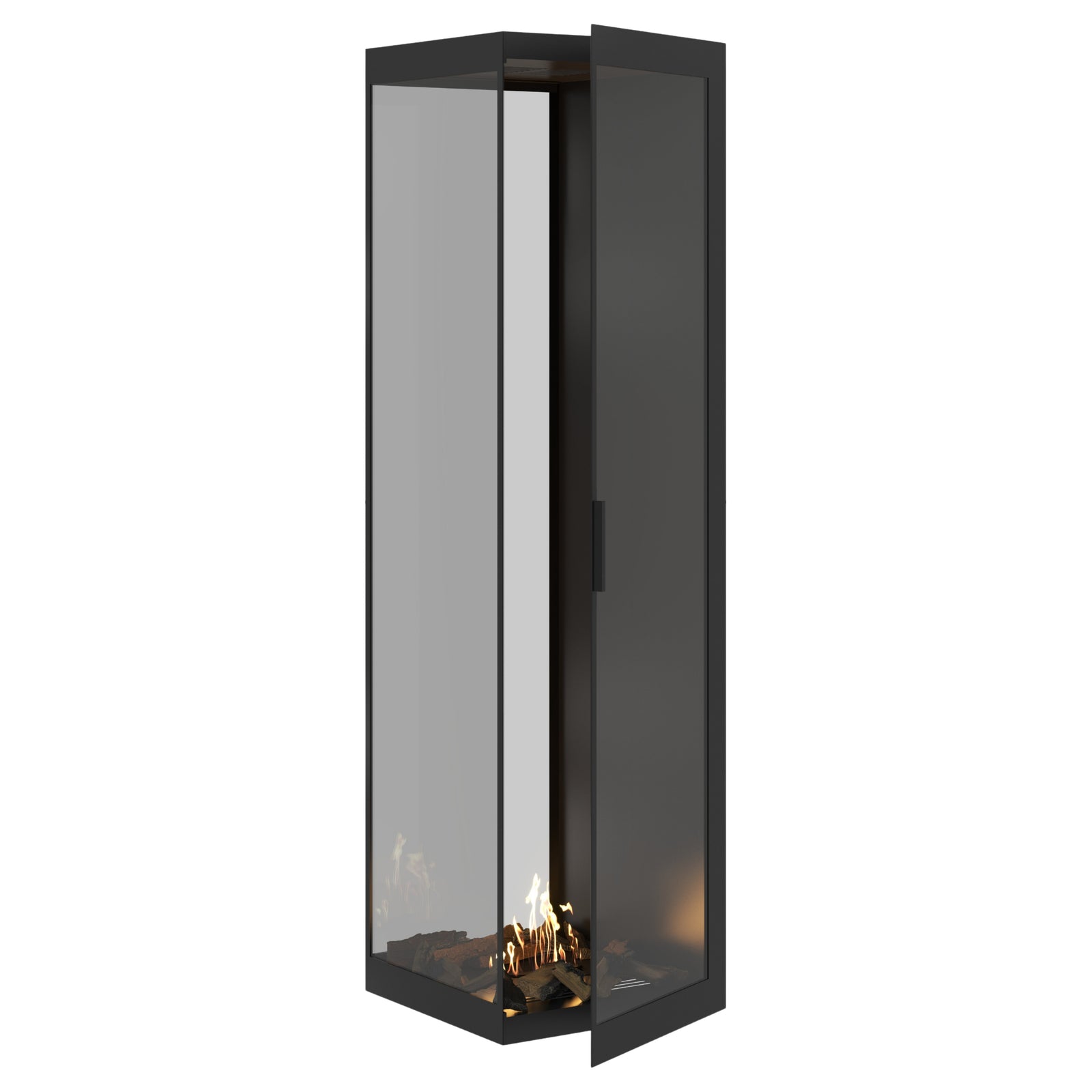 Saint Roomdivider with Full Glass 50 x 200 cm