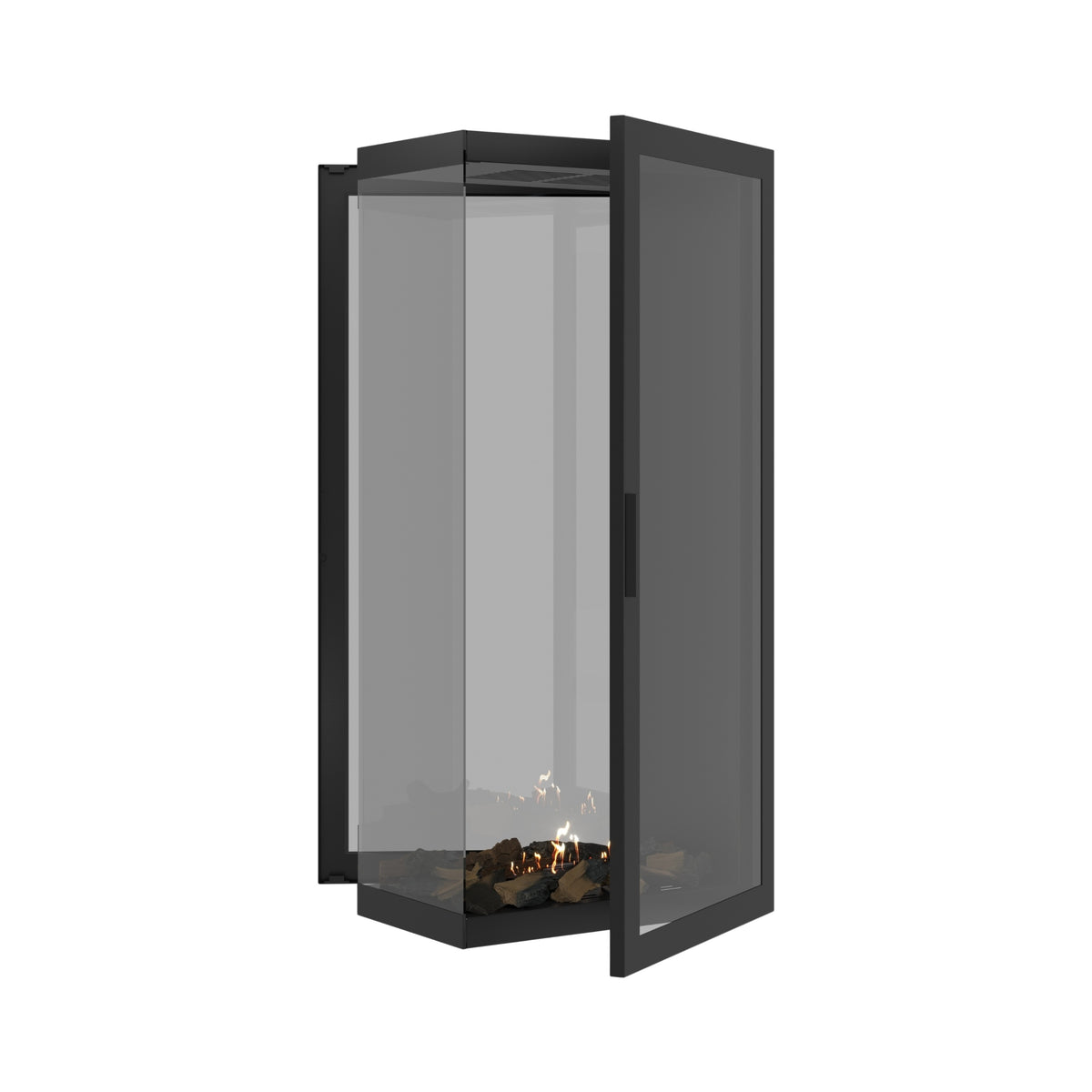 Saint Roomdivider with Full Glass 60 x 140 cm