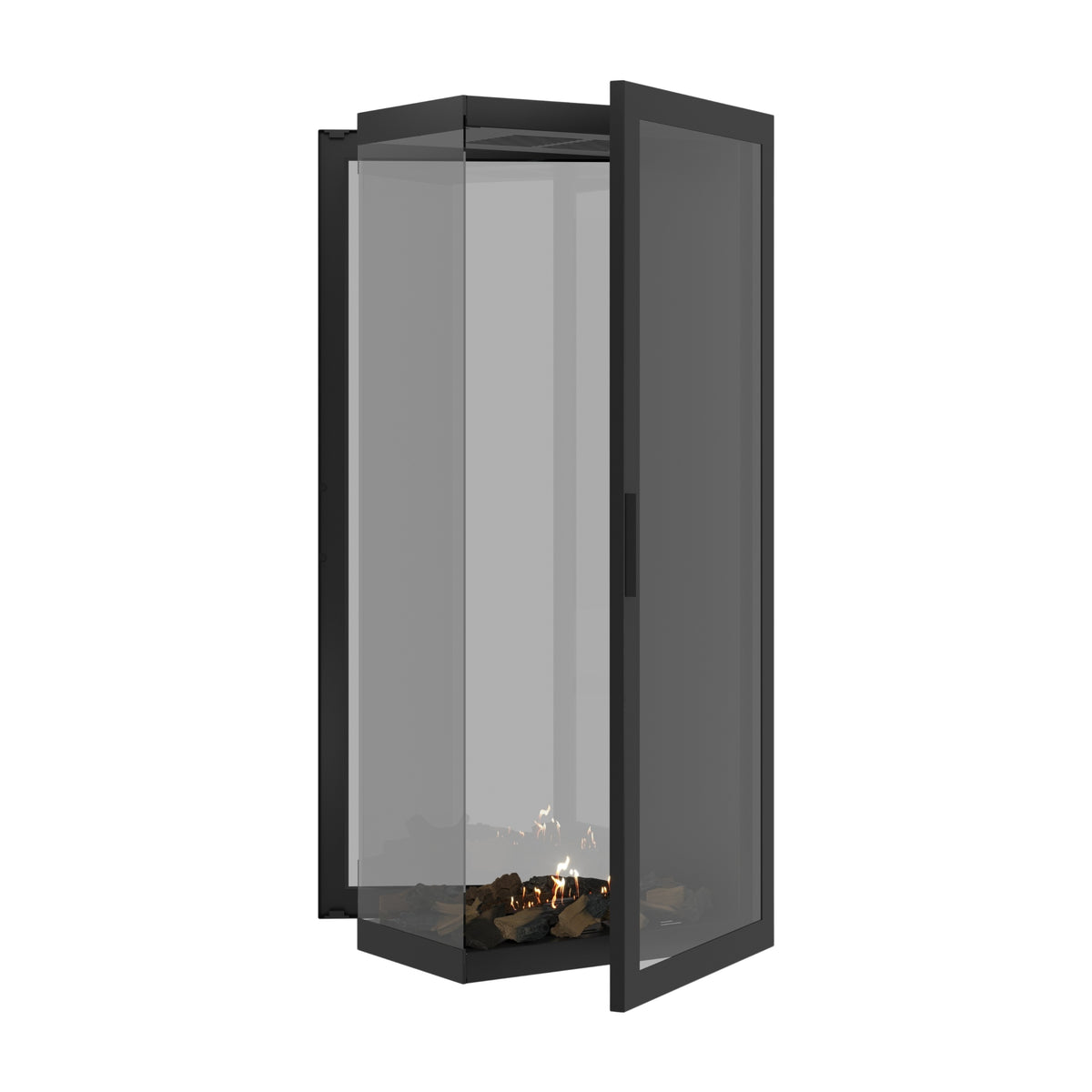 Saint Roomdivider with Full Glass 60 x 160 cm