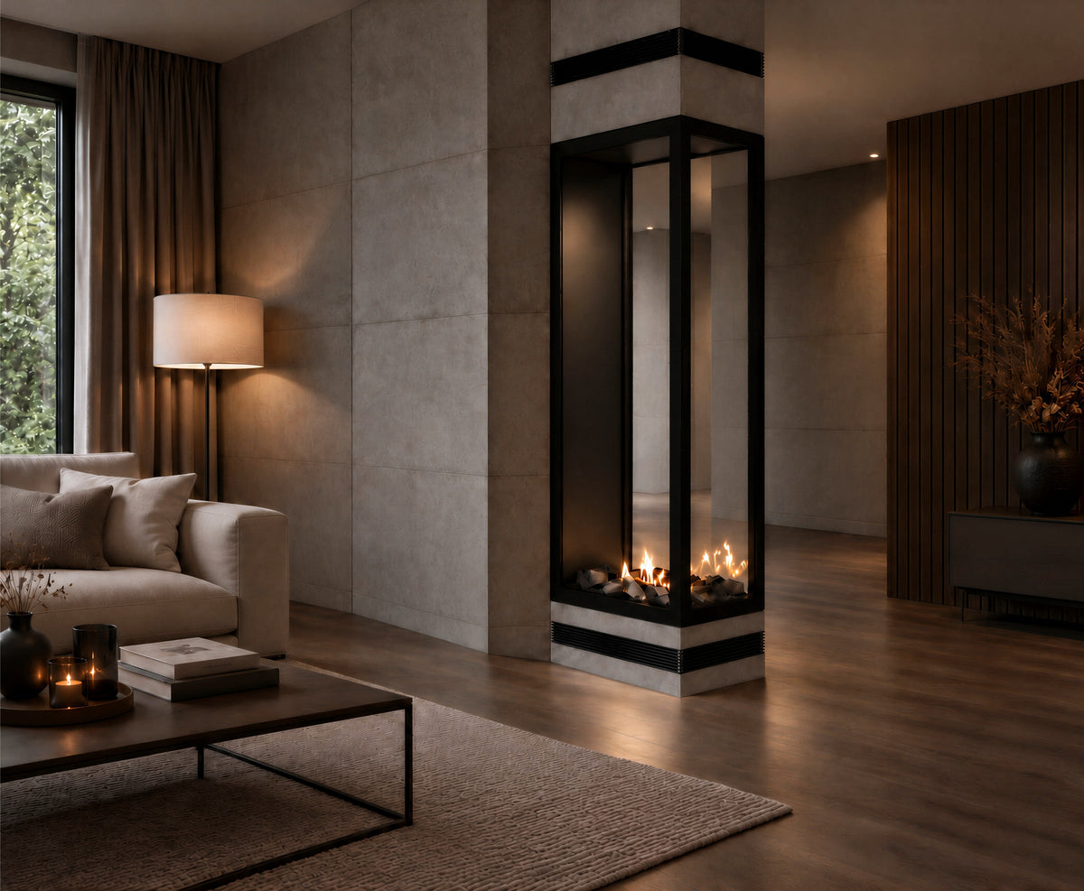 Saint Roomdivider with Full Glass 60 x 160 cm