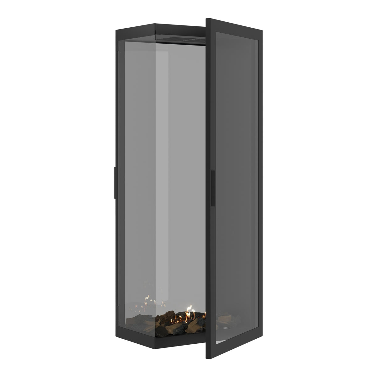 Saint Roomdivider with Full Glass 60 x 180 cm