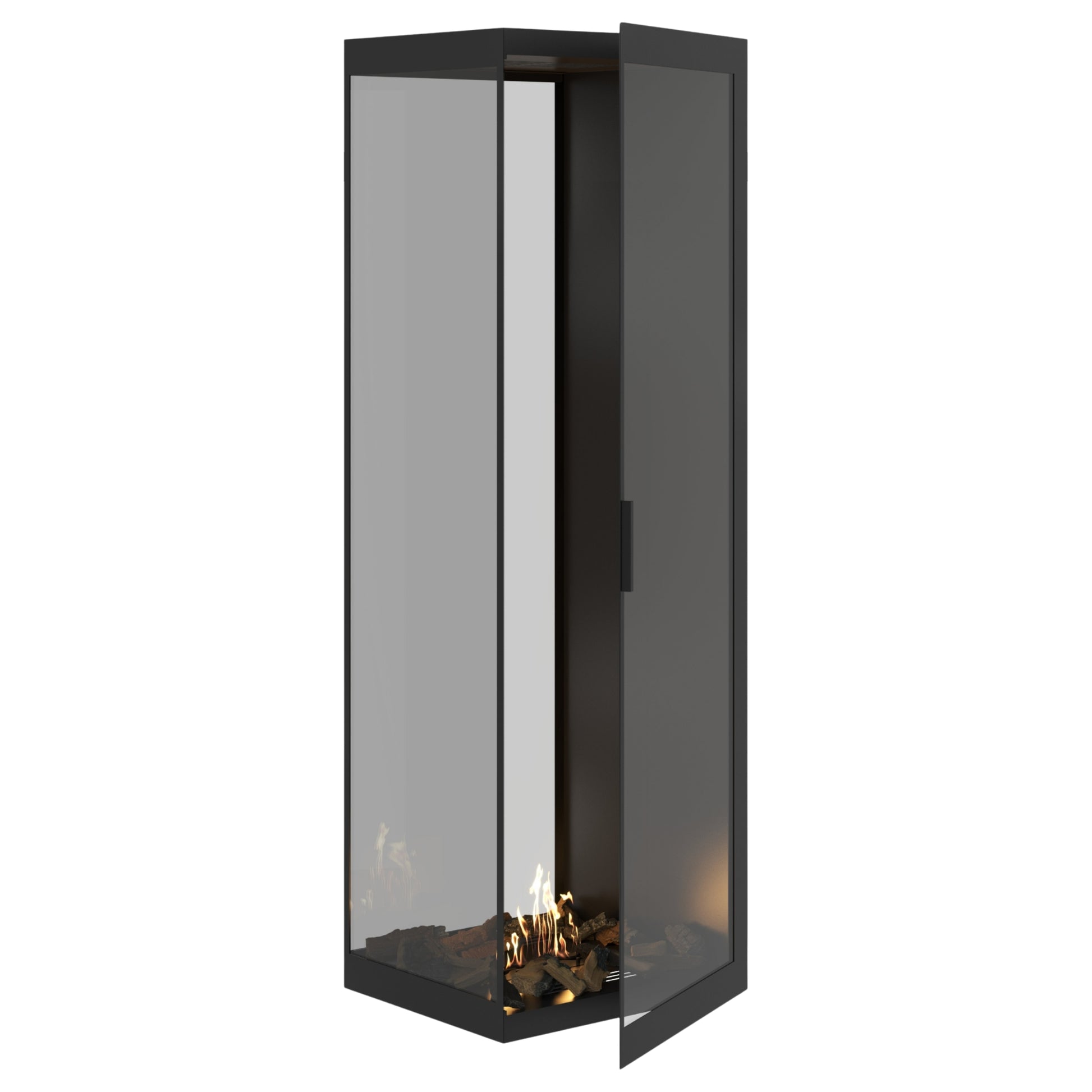Saint Roomdivider with Full Glass 60 x 200 cm