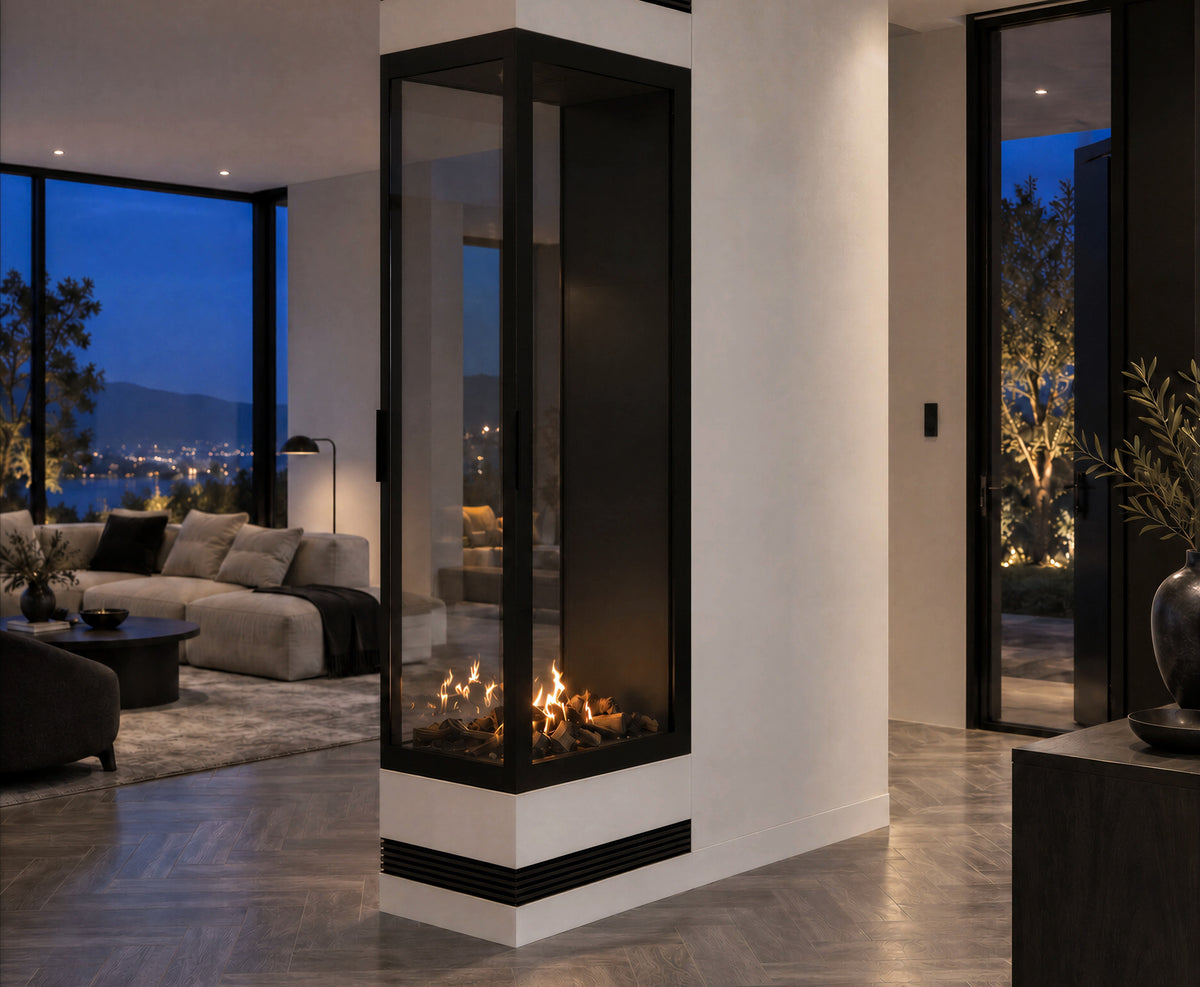 Saint Roomdivider with Full Glass 70 x 100 cm