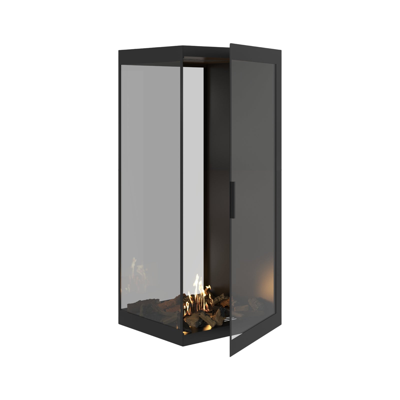 Saint Roomdivider with Full Glass 70 x 140 cm