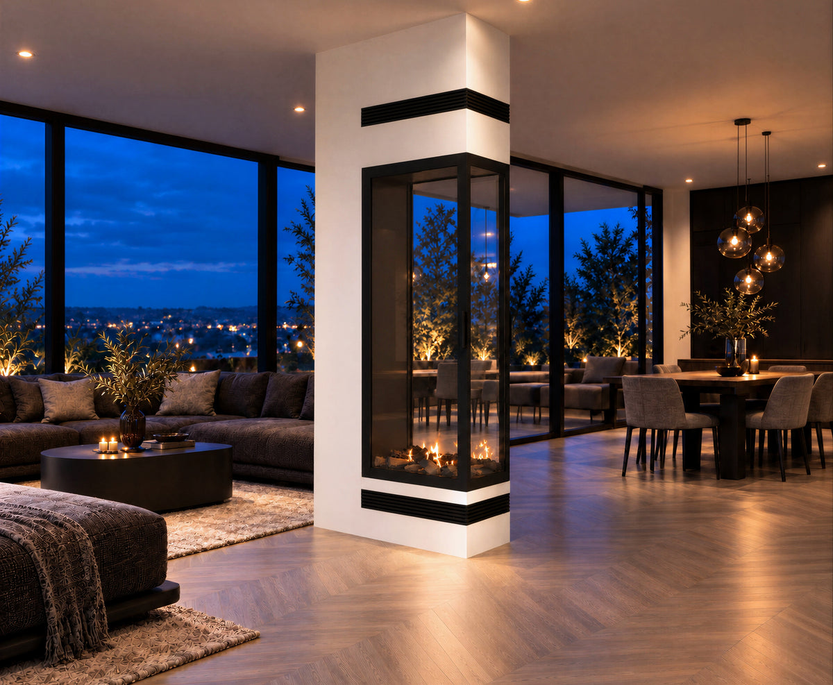 Saint Roomdivider with Full Glass 70 x 160 cm
