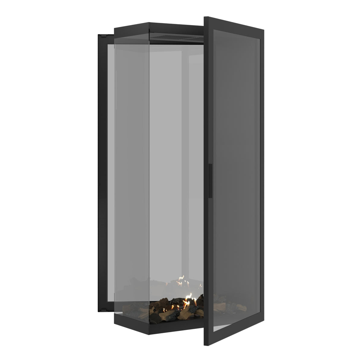 Saint Roomdivider with Full Glass 70 x 180 cm