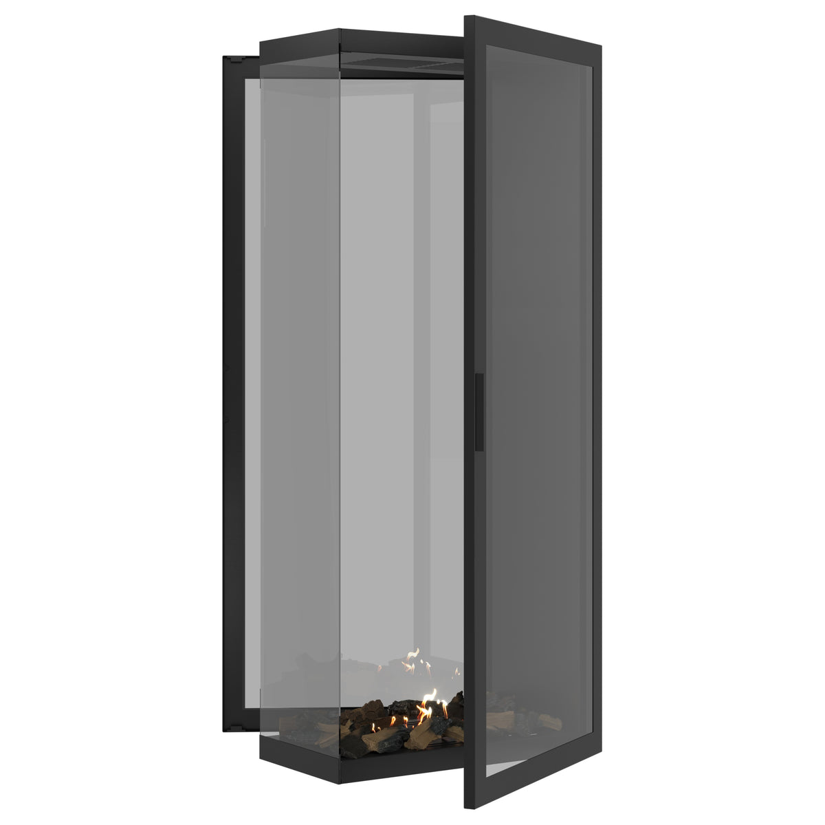 Saint Roomdivider with Full Glass 70 x 200 cm