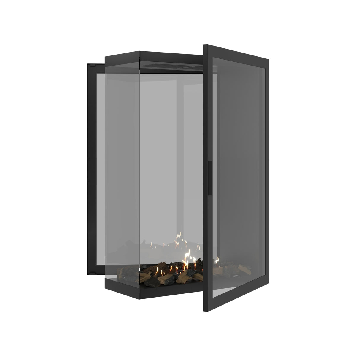 Saint Roomdivider with Full Glass 80 x 120 cm