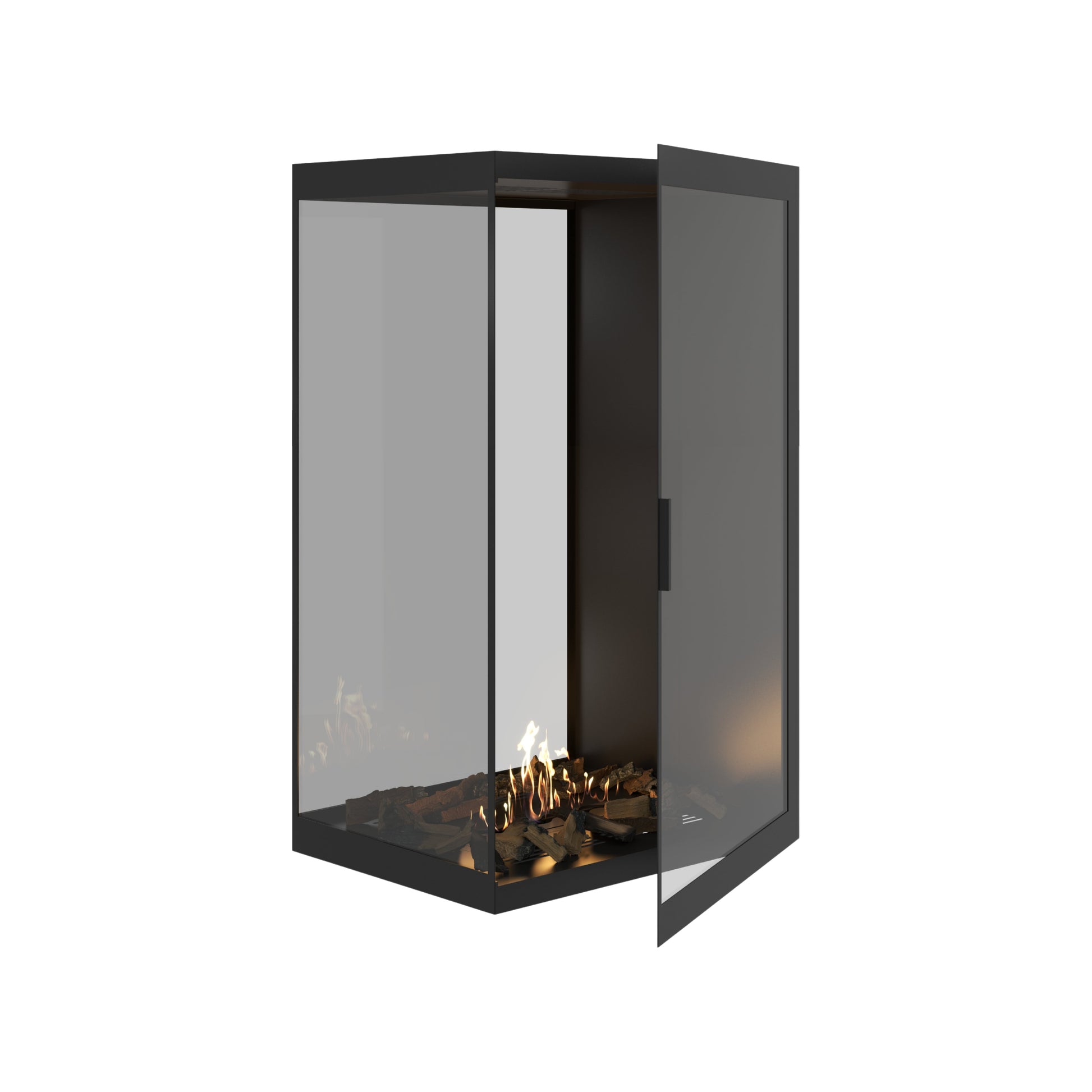 Saint Roomdivider with Full Glass 80 x 120 cm