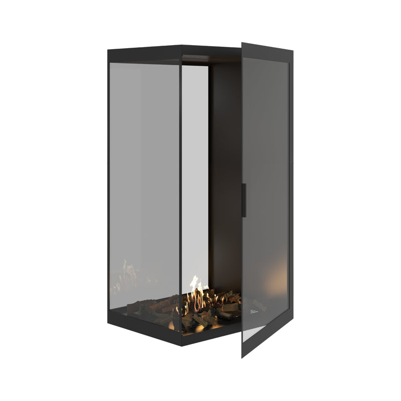 Saint Roomdivider with Full Glass 80 x 140 cm