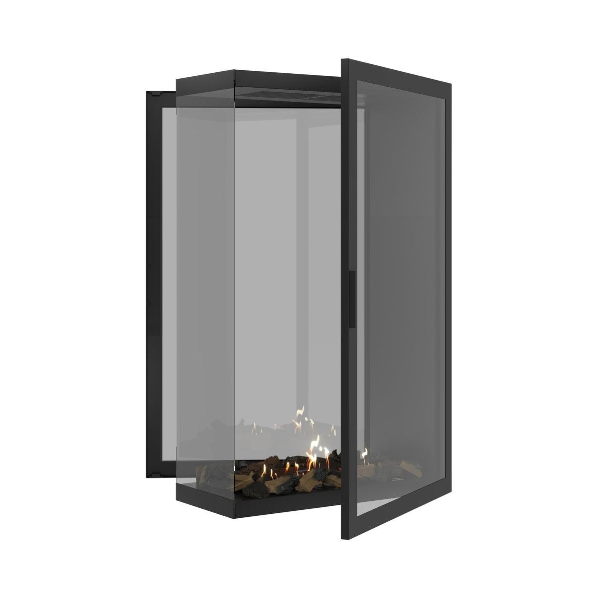 Saint Roomdivider with Full Glass 80 x 140 cm
