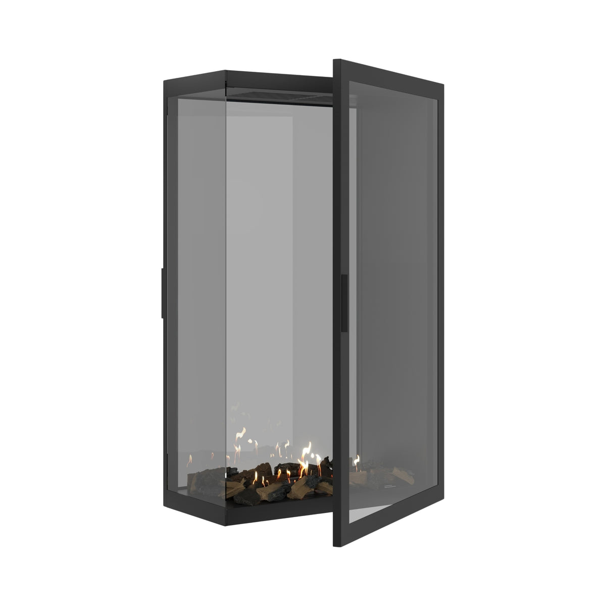 Saint Roomdivider with Full Glass 80 x 140 cm