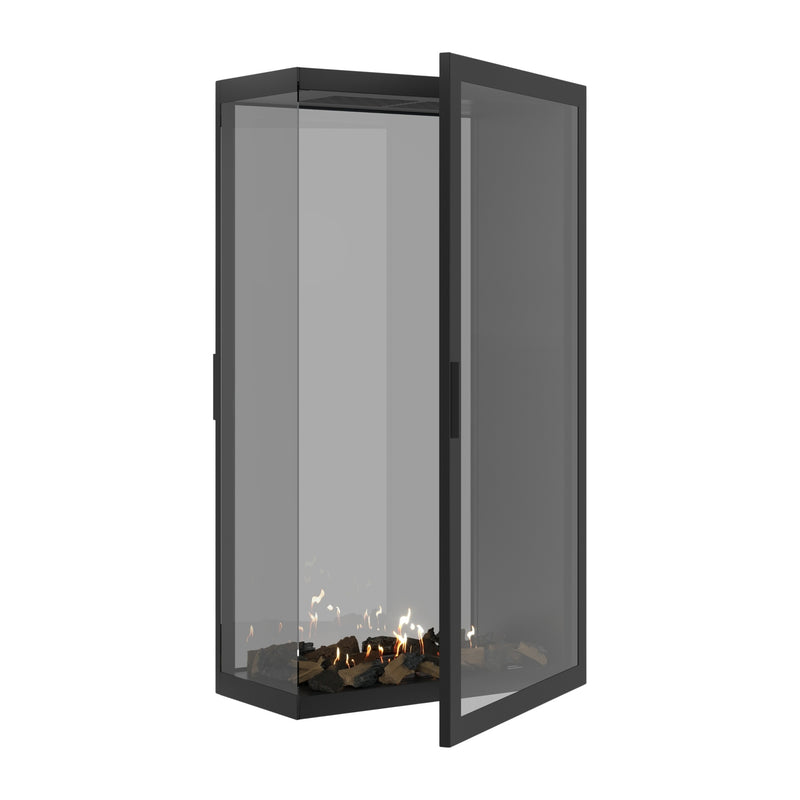 Saint Roomdivider with Full Glass 80 x 160 cm